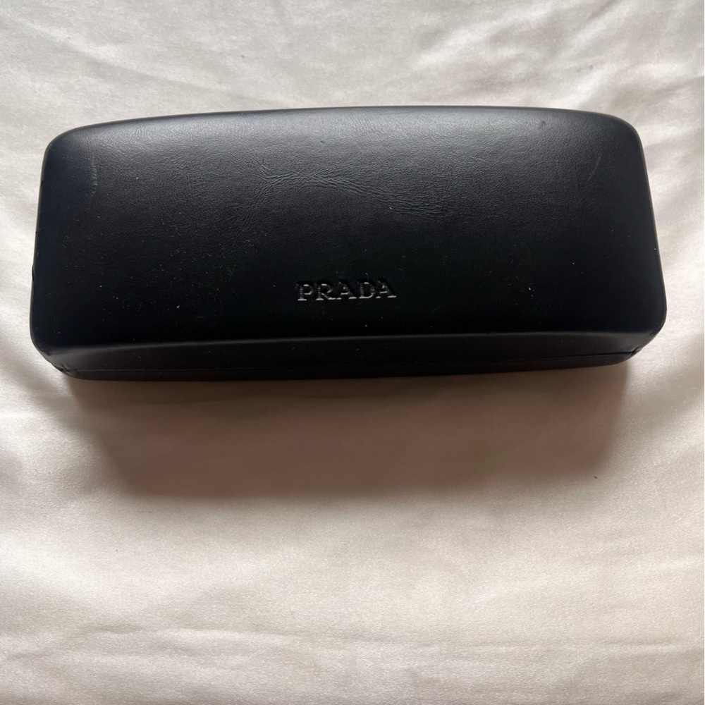 Prada Black Rectangular Glasses Case - image 1